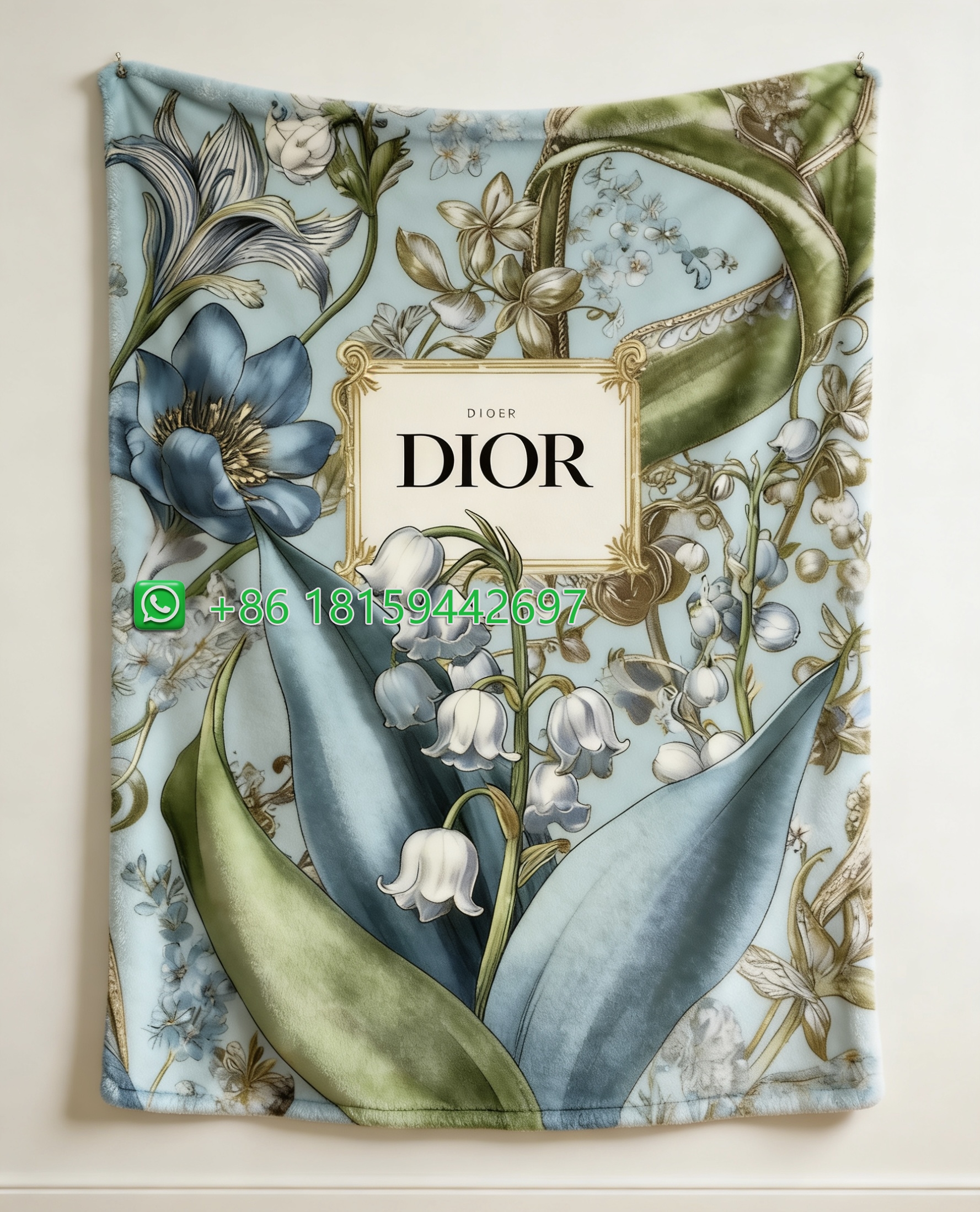 Dior Throw Blankets
